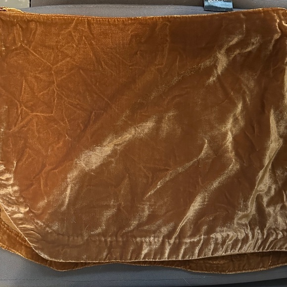 Free People Velvet micro mini Skirt in Rich Brown - Picture 3 of 5